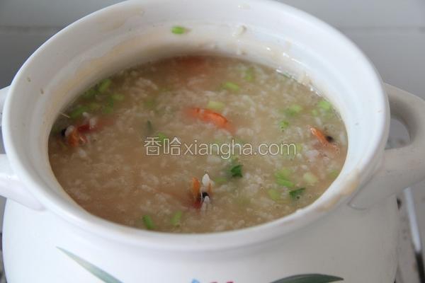 砂锅虾粥