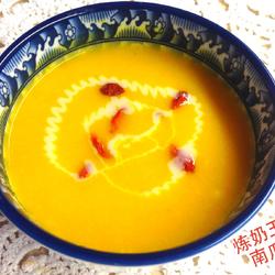 炼奶玉米南瓜羮的做法[图]
