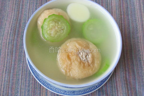 丝瓜油球汤
