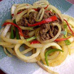 咖喱洋葱炒牛肉的做法[图]