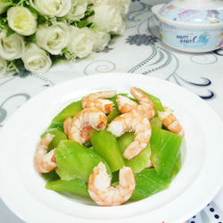 虾肉拌莴笋的做法[图]