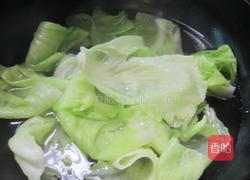 油煎包菜卷的做法图解4