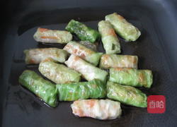 油煎包菜卷的做法图解11