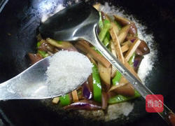 香干炒茄子的做法图解12