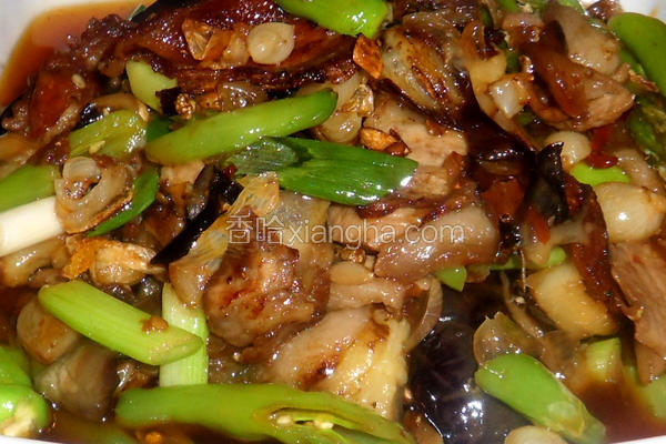 五花肉烧茄子