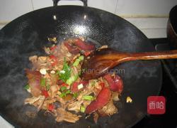 湖南腊肉炒笋皮的做法图解9