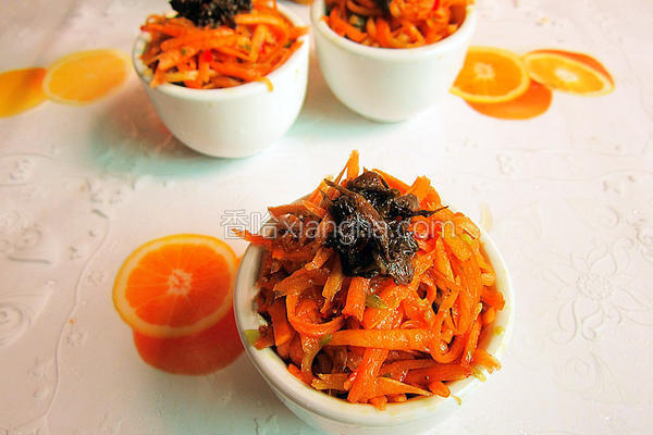 橄榄菜炝萝卜丝