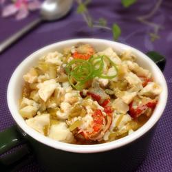 雪菜豆腐虾仁的做法[图]