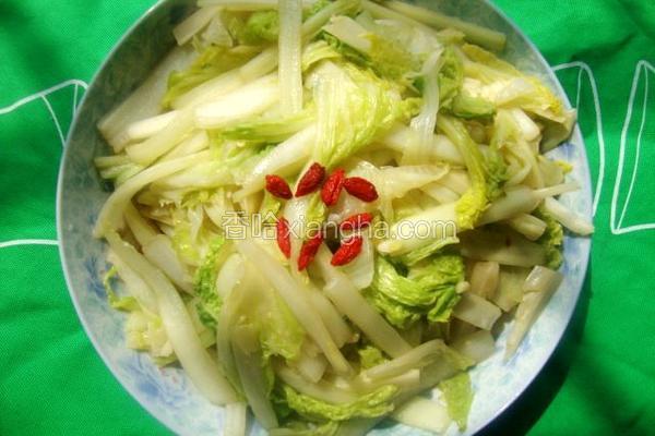 炒白菜丝