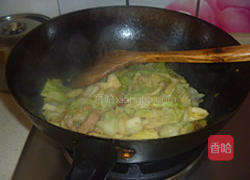 干锅手撕包菜的做法图解6