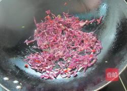 蒜香甘蓝菜丝的做法图解8