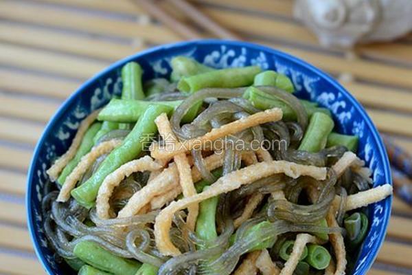 麻花豆角炖粉条