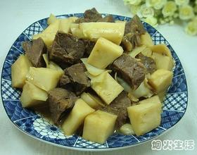 牛肉烧竹笋[图]