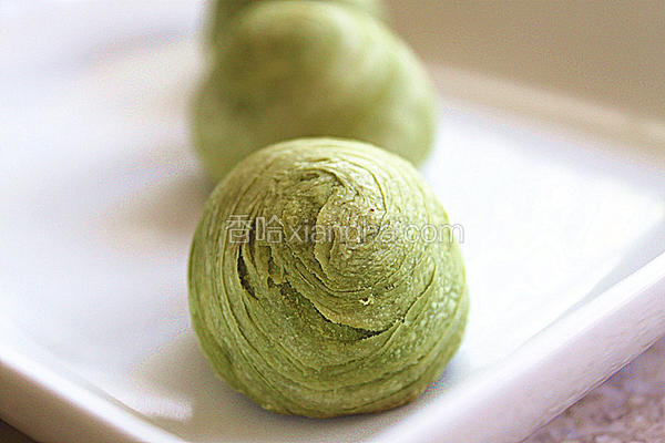 抹茶红豆酥