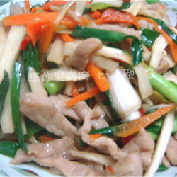清炒肉片的做法[图]