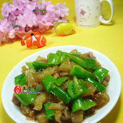 青椒炒牛筋的做法[图]
