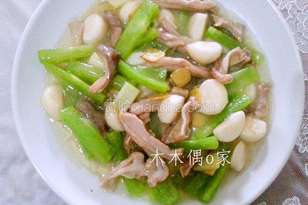 大蒜烧肚条