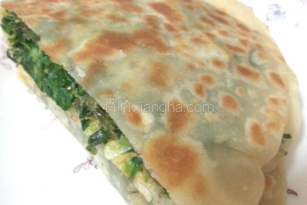 荠菜月牙煎饼