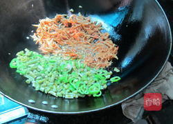 咸豆角炒米虾的做法图解4