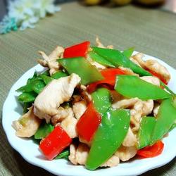 荷兰豆炒鸡片的做法[图]