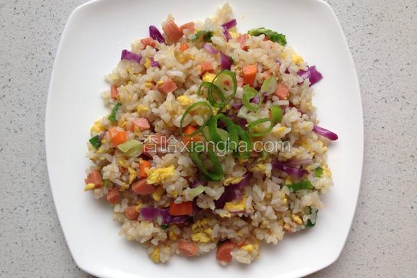 蔬菜蛋炒饭