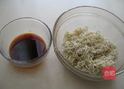 蚝油菜心面的做法图解3