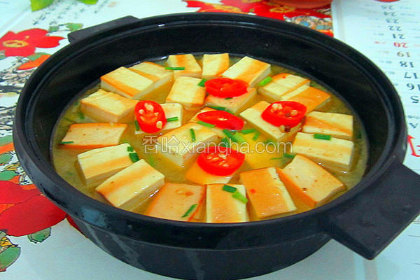 微波炉煮豆腐