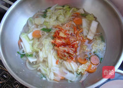 泡菜肥牛乌冬面的做法图解8