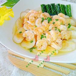 杏鲍菇蒸虾仁的做法[图]