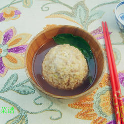 清炖莲藕狮子头的做法[图]