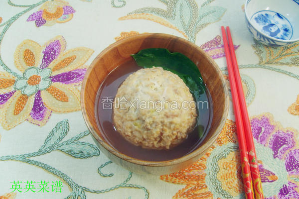 清炖莲藕狮子头