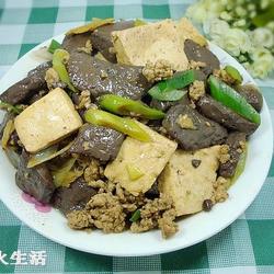 肉末红白豆腐的做法[图]