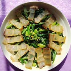 腊肉炒菜心的做法[图]