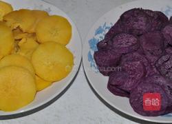 双薯糯米团的做法图解1