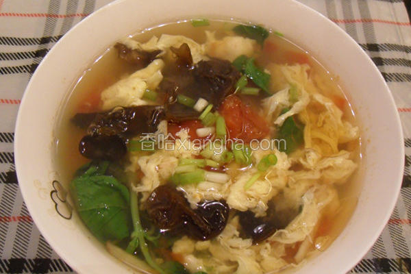 酸辣鸡蛋汤