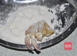 葱姜干炒蟹的做法图解4