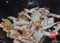 葱姜干炒蟹的做法图解9