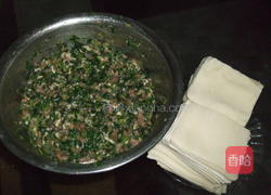 荠菜馄饨的做法图解3