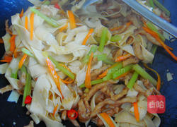 千张炒肉丝的做法图解6