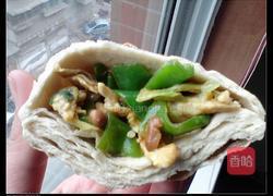 烧饼夹菜的做法图解5
