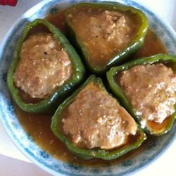 青椒肉铺团的做法[图]