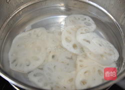 芥末藕片的做法图解3