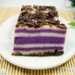 紫薯大枣年糕的做法[图]