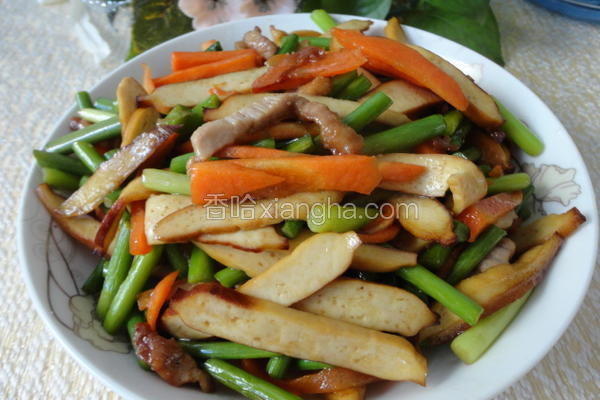 蒜薹炒豆腐干