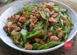 青椒炒肉的做法图解6