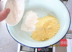 奶香玉米饼的做法图解2