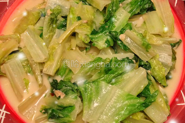 腐乳油麦菜