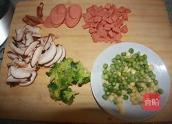 香菇火腿披萨的做法图解2