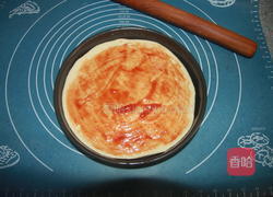 香菇火腿披萨的做法图解9