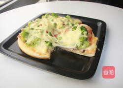 香菇火腿披萨的做法图解17